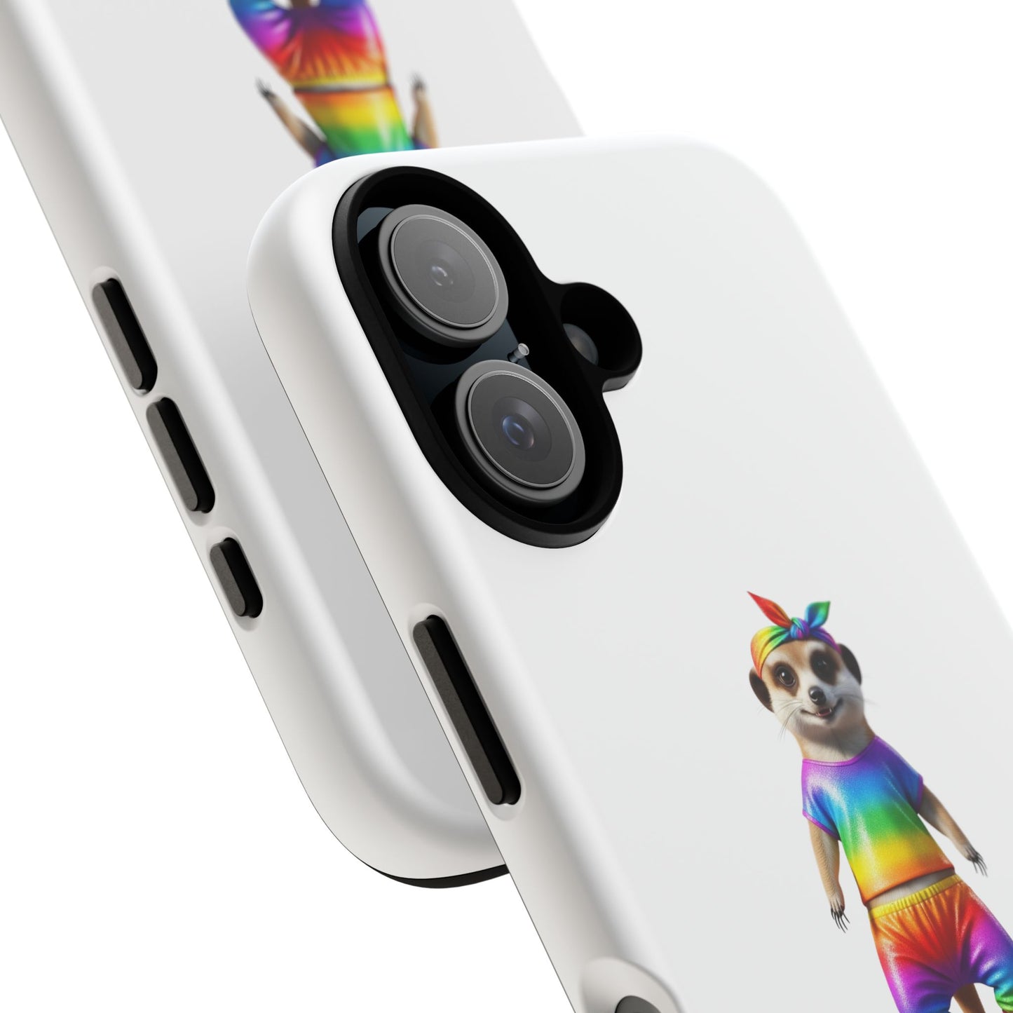 Rainbow Meerkat Tiny Tail Shaker | Phone Case