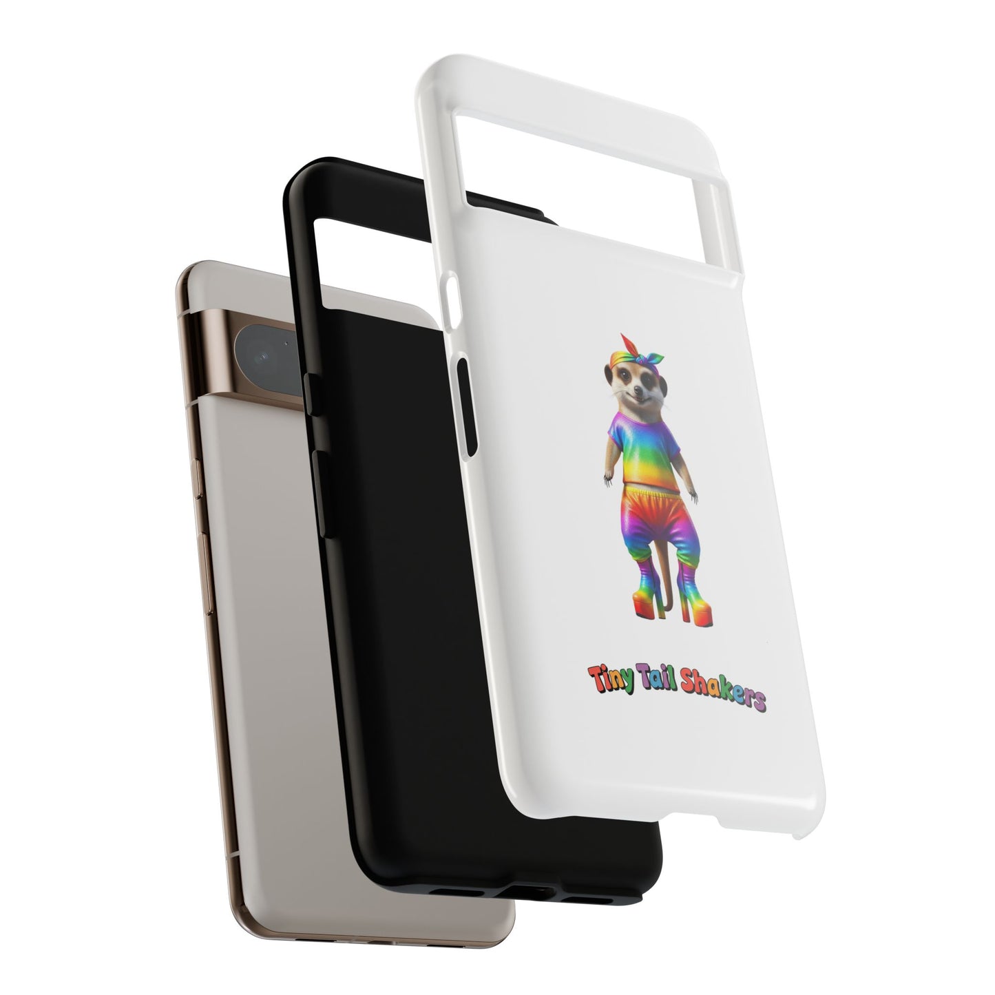 Rainbow Meerkat Tiny Tail Shaker | Phone Case