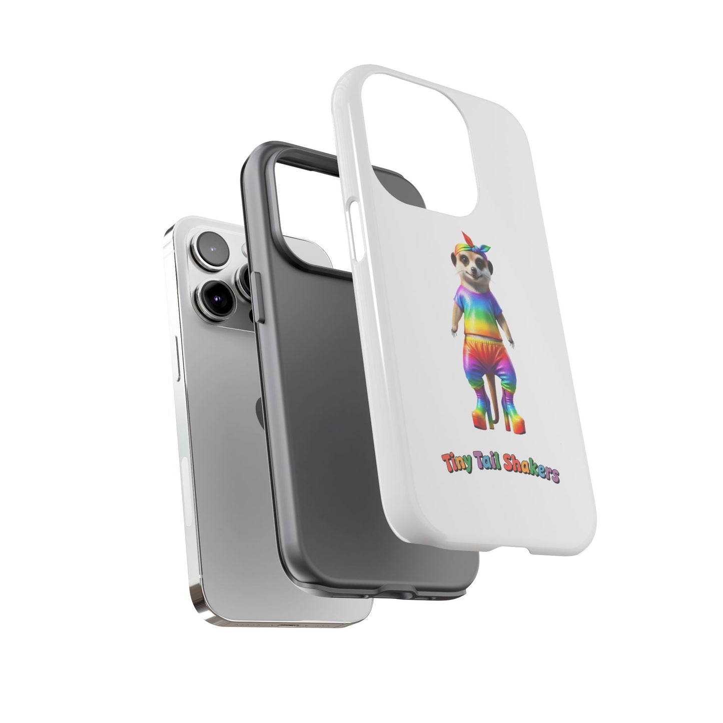 Rainbow Meerkat Tiny Tail Shaker | Phone Case