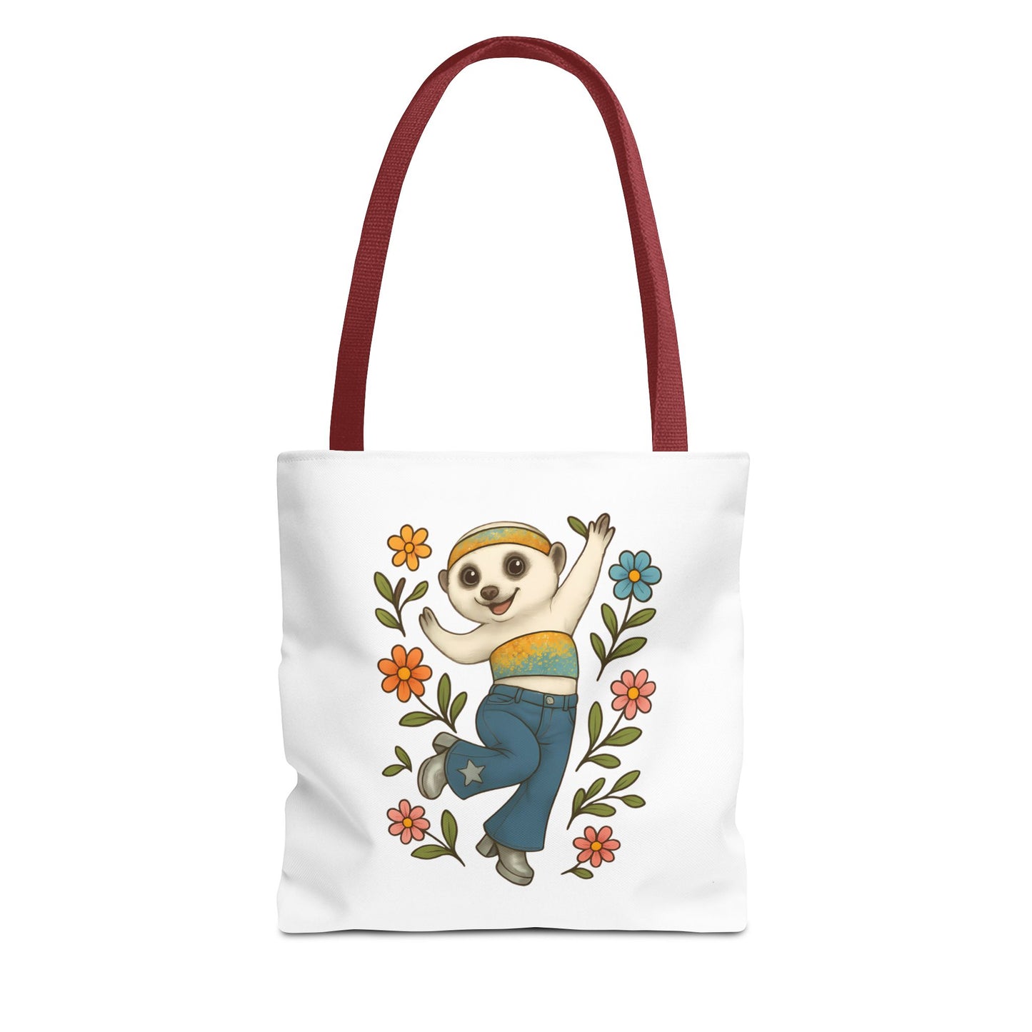 Bohemian Meerkat Tote Bag