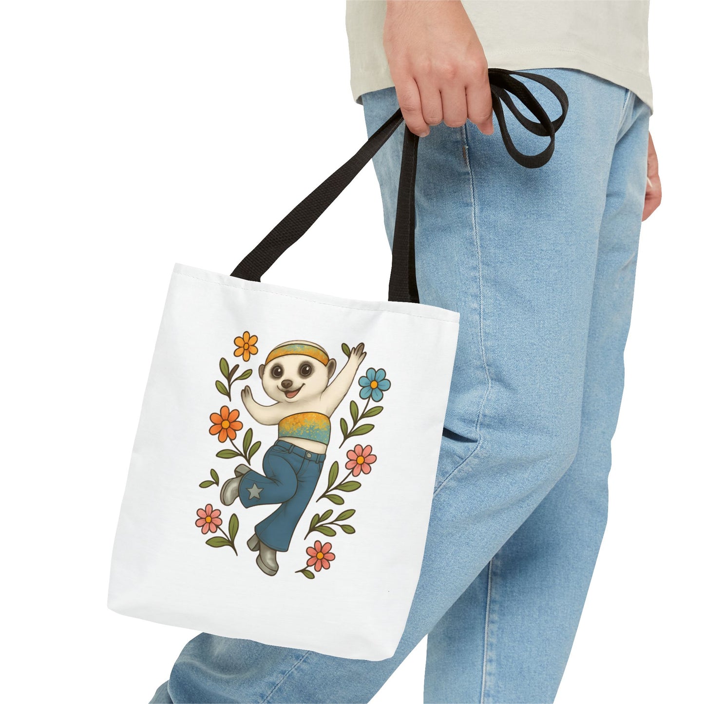 Bohemian Meerkat Tote Bag