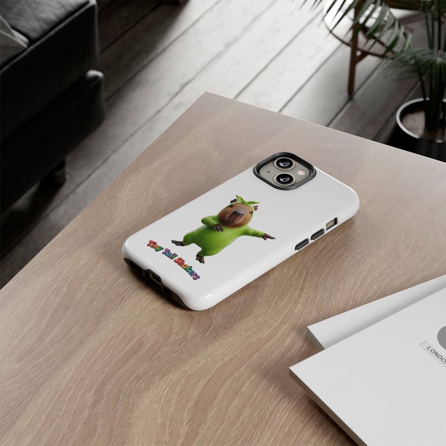 Happy Capybara Tiny Tail Shaker | Phone Case