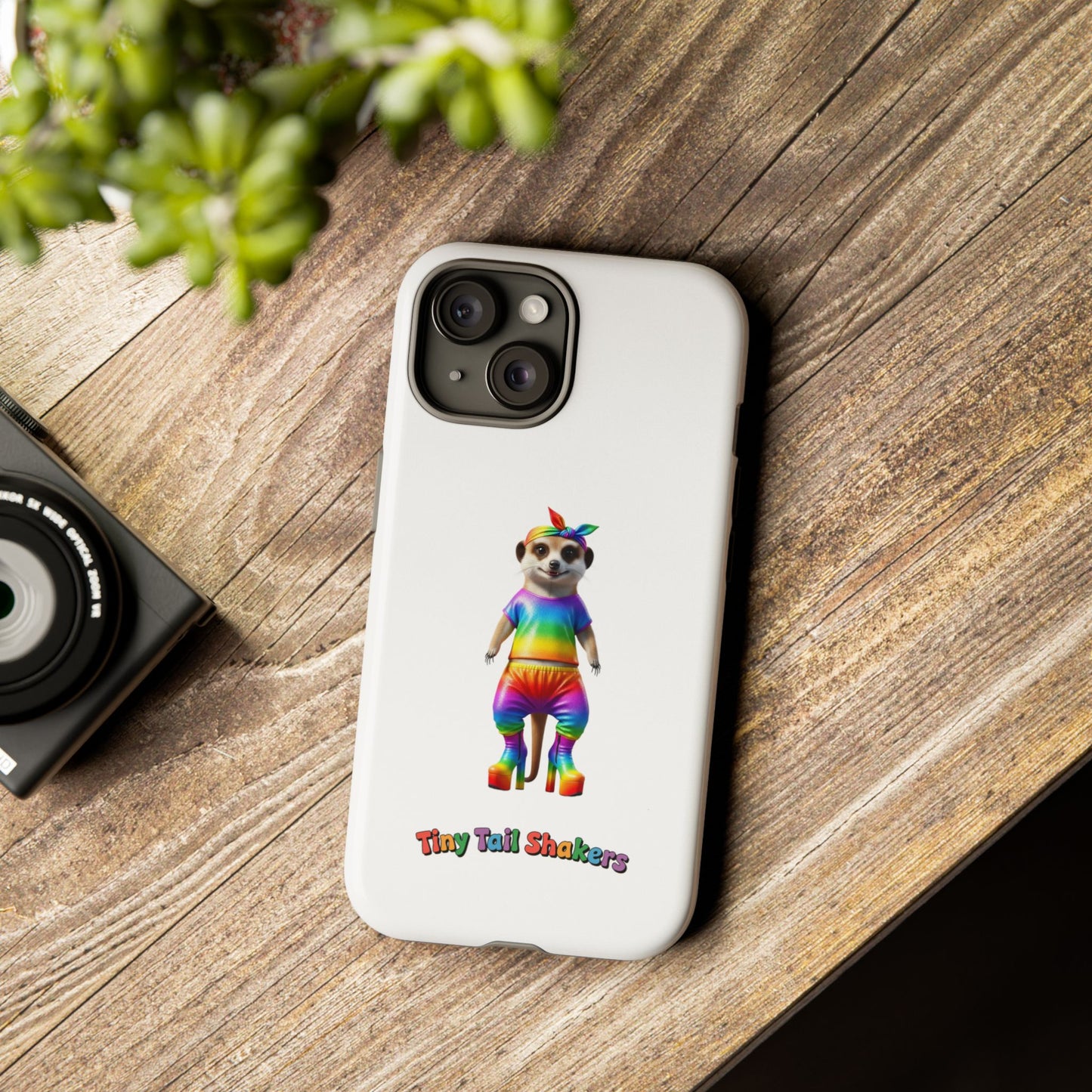 Rainbow Meerkat Tiny Tail Shaker | Phone Case