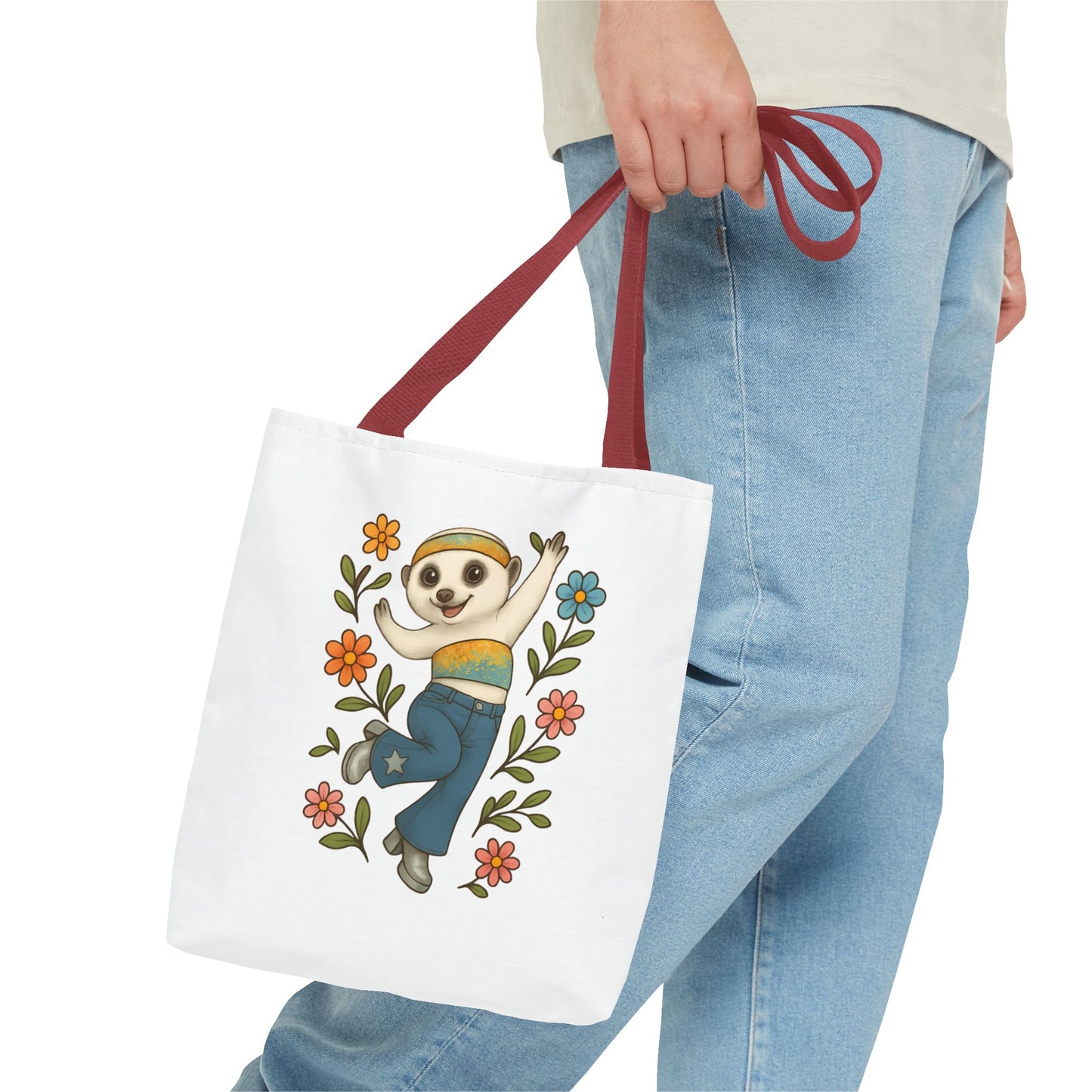 Bohemian Meerkat Tote Bag