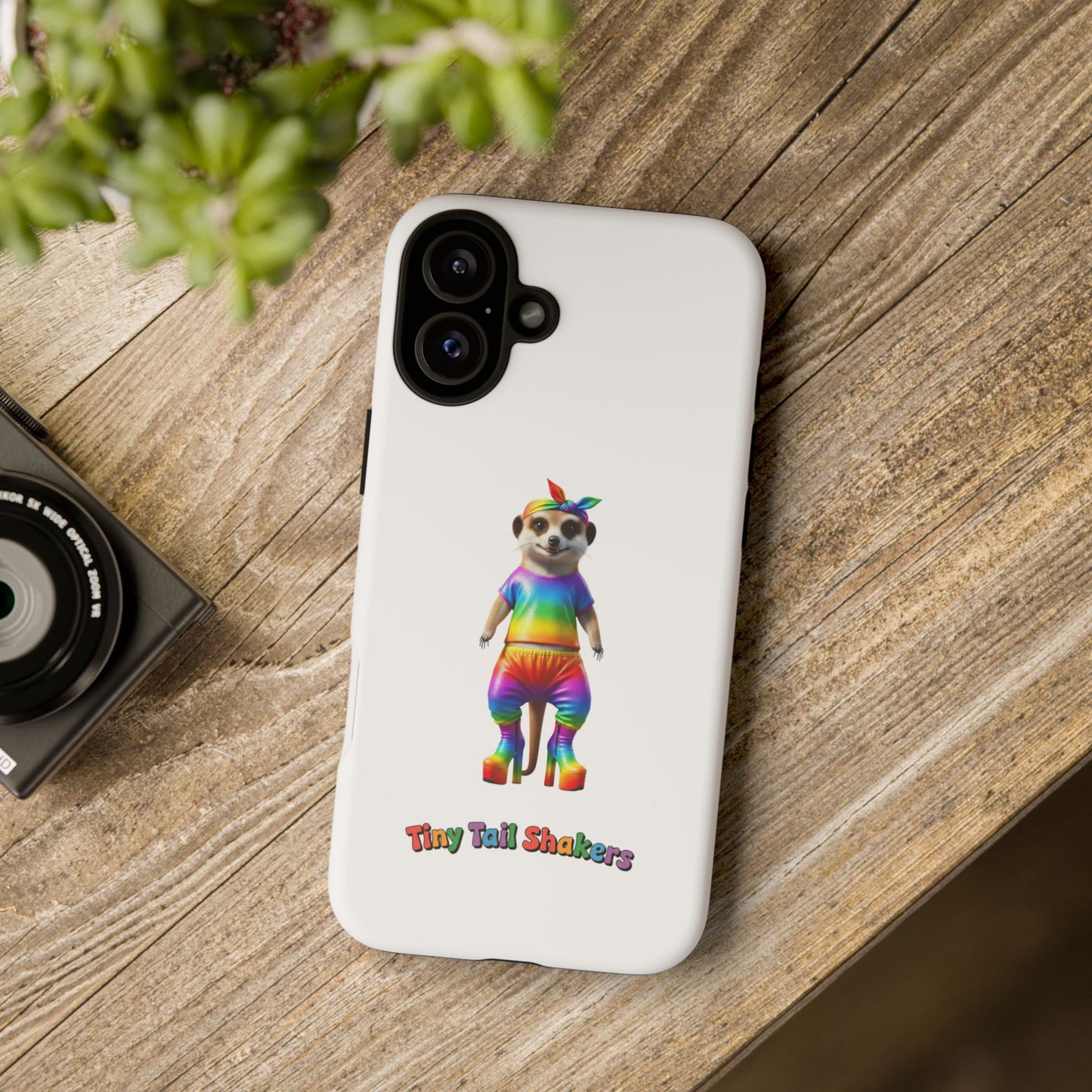 Rainbow Meerkat Tiny Tail Shaker | Phone Case