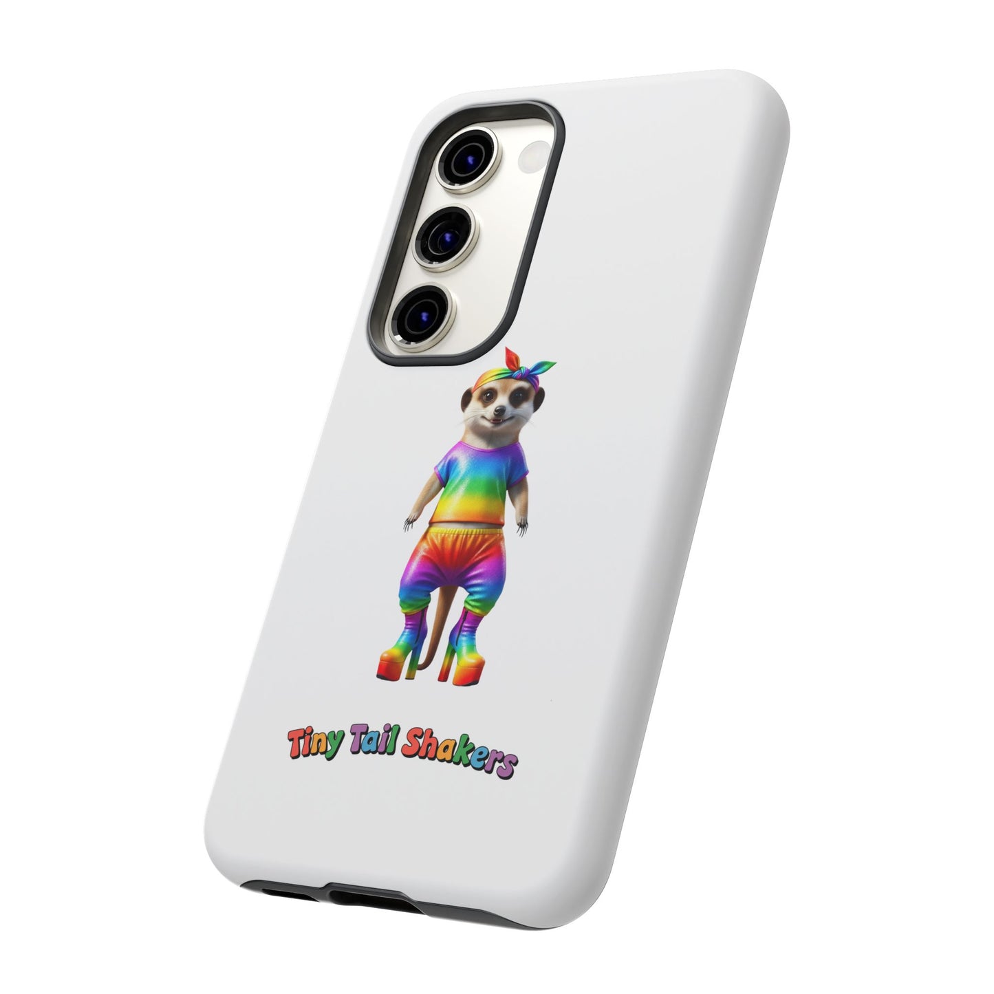 Rainbow Meerkat Tiny Tail Shaker | Phone Case