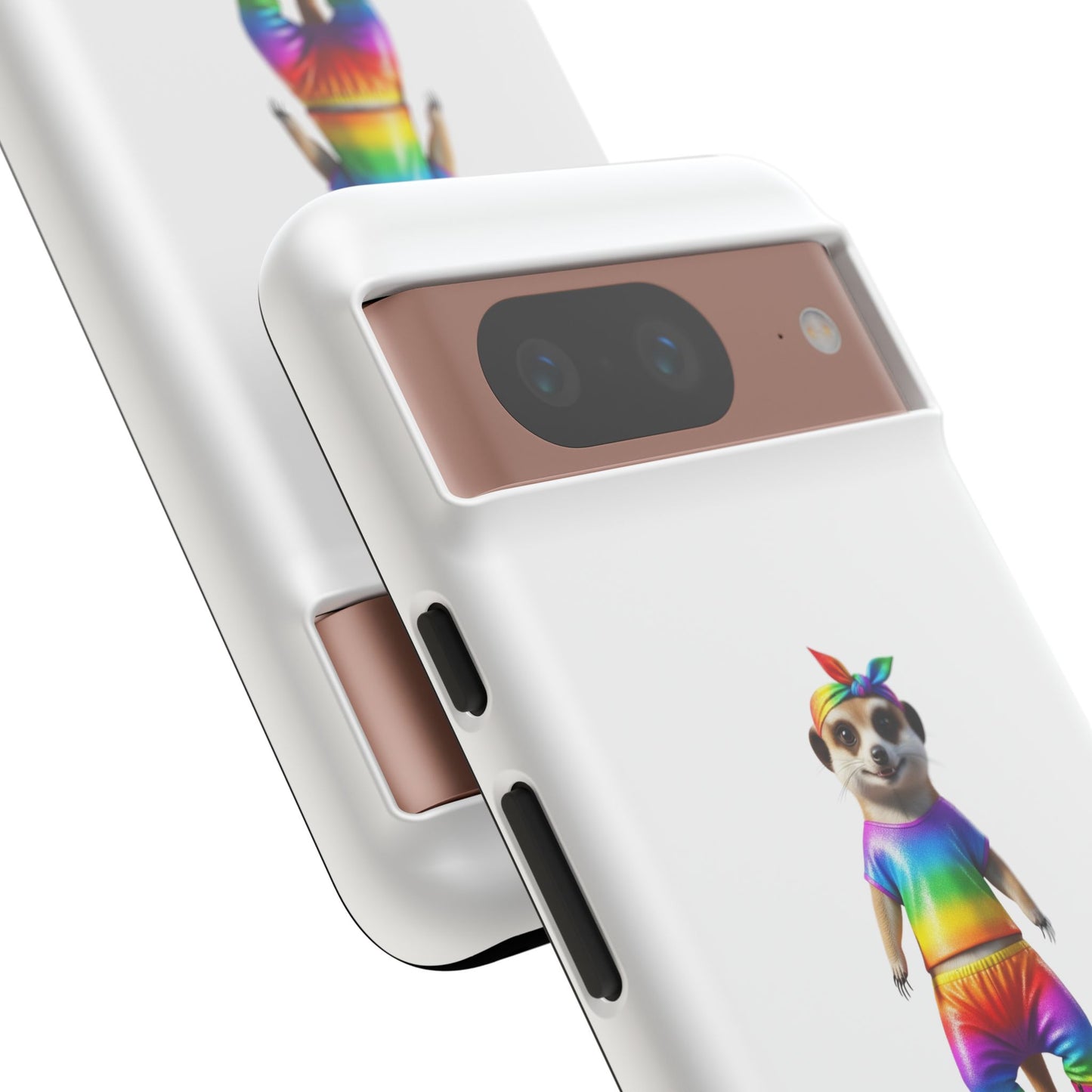 Rainbow Meerkat Tiny Tail Shaker | Phone Case
