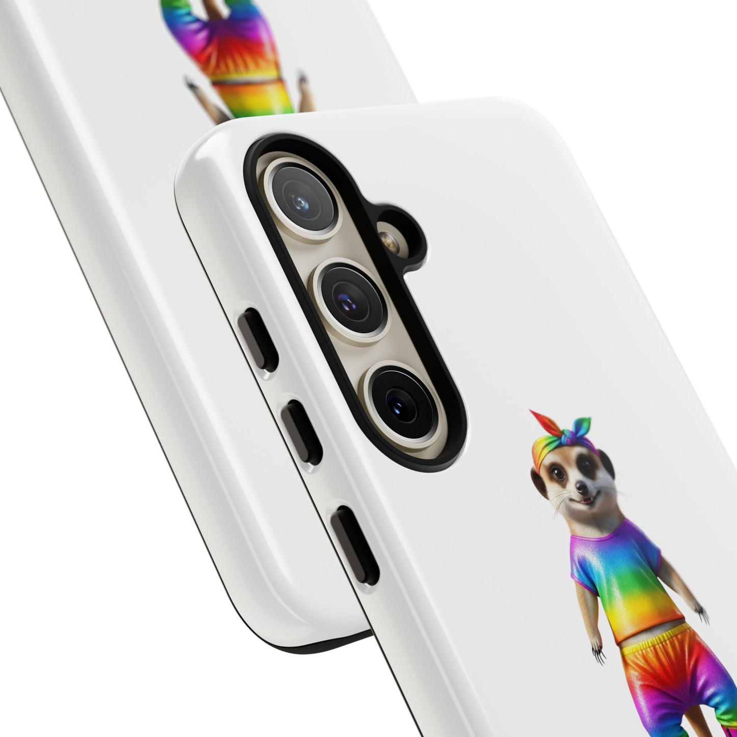 Rainbow Meerkat Tiny Tail Shaker | Phone Case