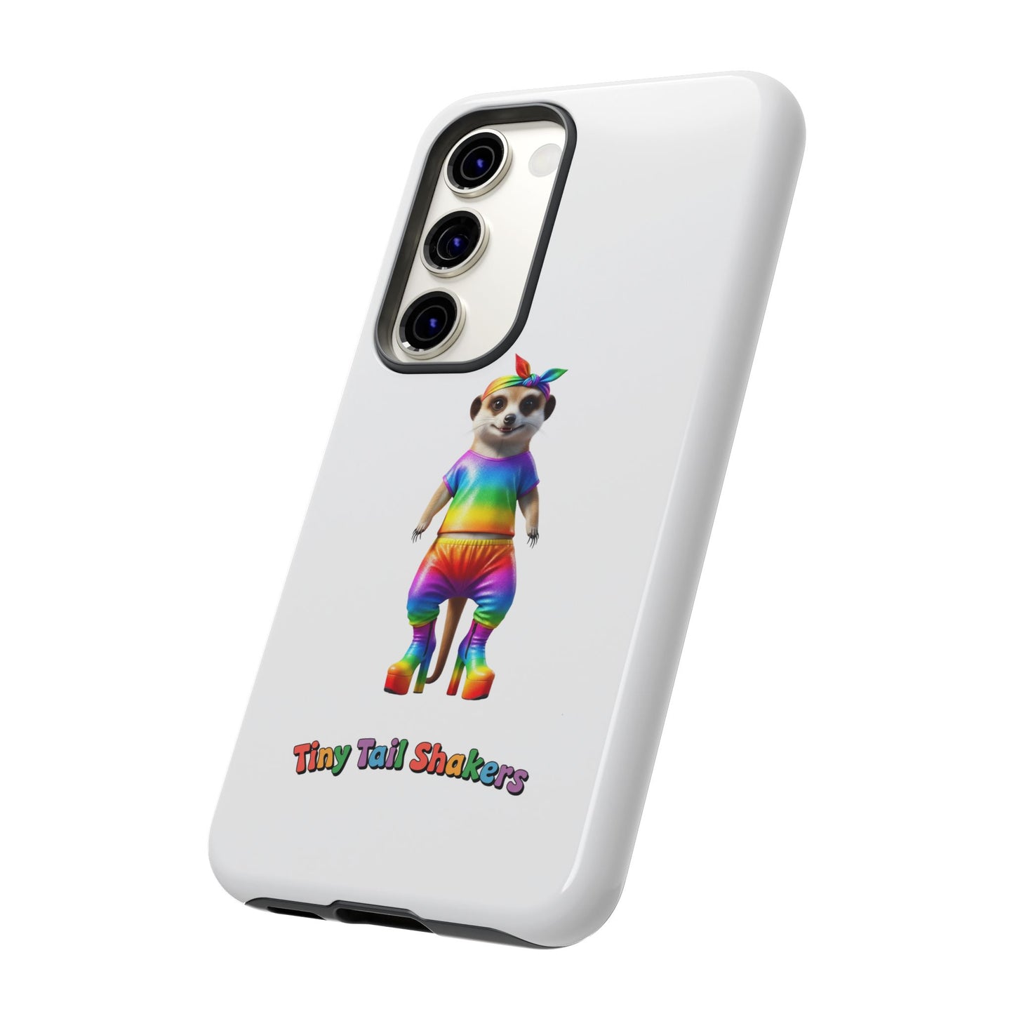 Rainbow Meerkat Tiny Tail Shaker | Phone Case