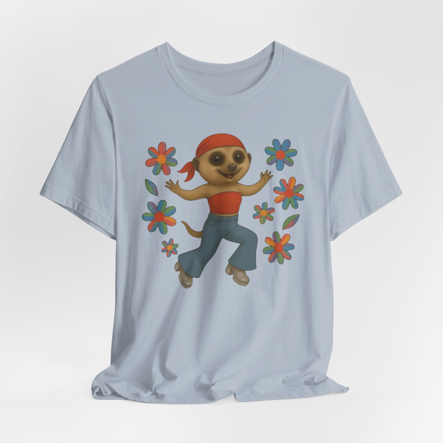 Retro Bell Bottom Meerkat | Maximum Good Vibes