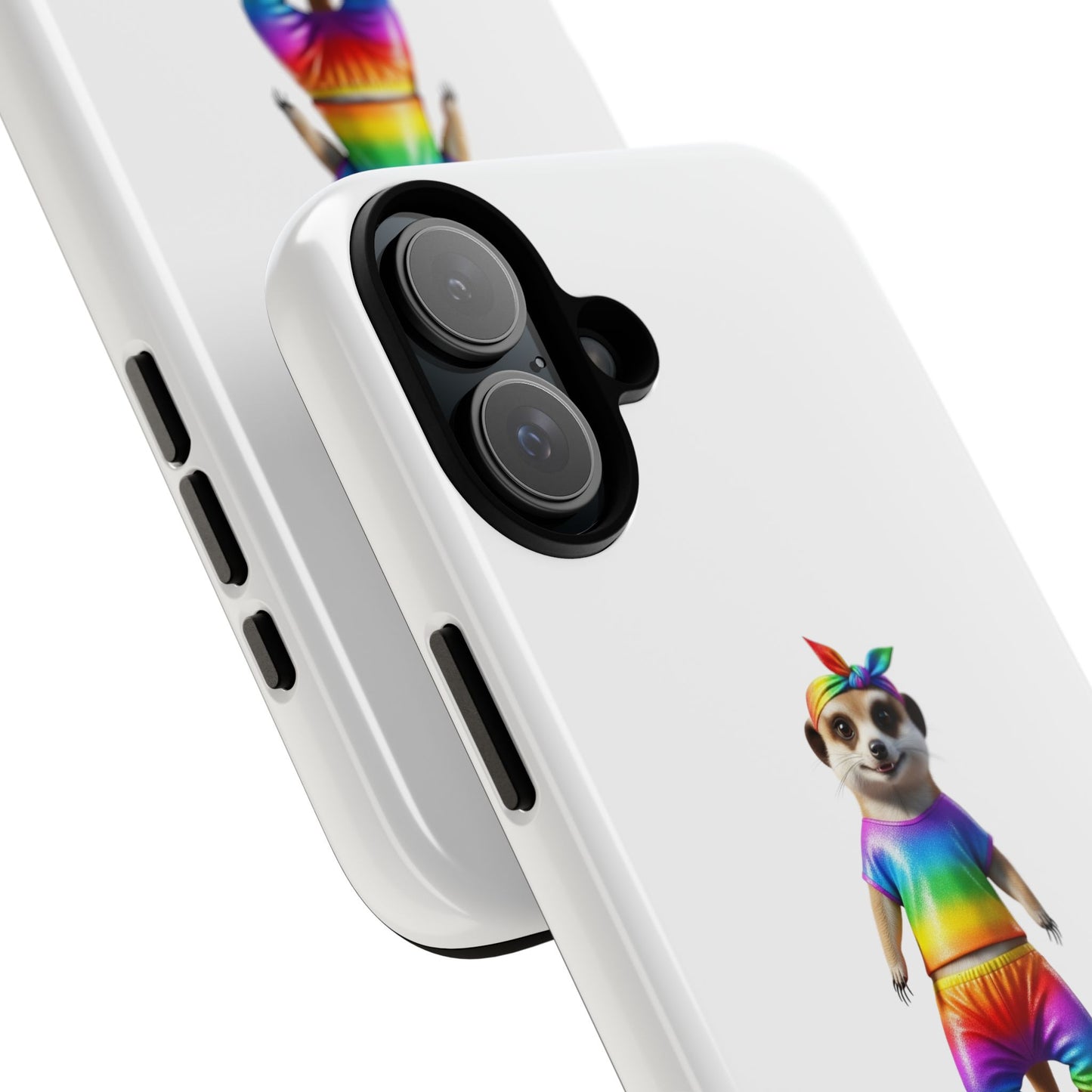 Rainbow Meerkat Tiny Tail Shaker | Phone Case