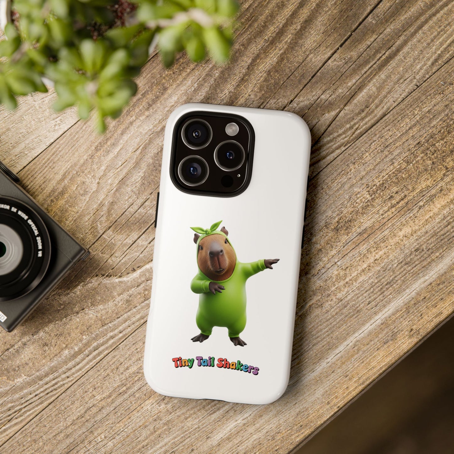 Happy Capybara Tiny Tail Shaker | Phone Case