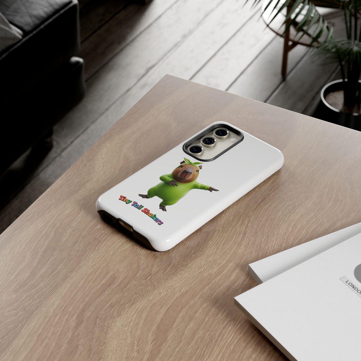 Happy Capybara Tiny Tail Shaker | Phone Case