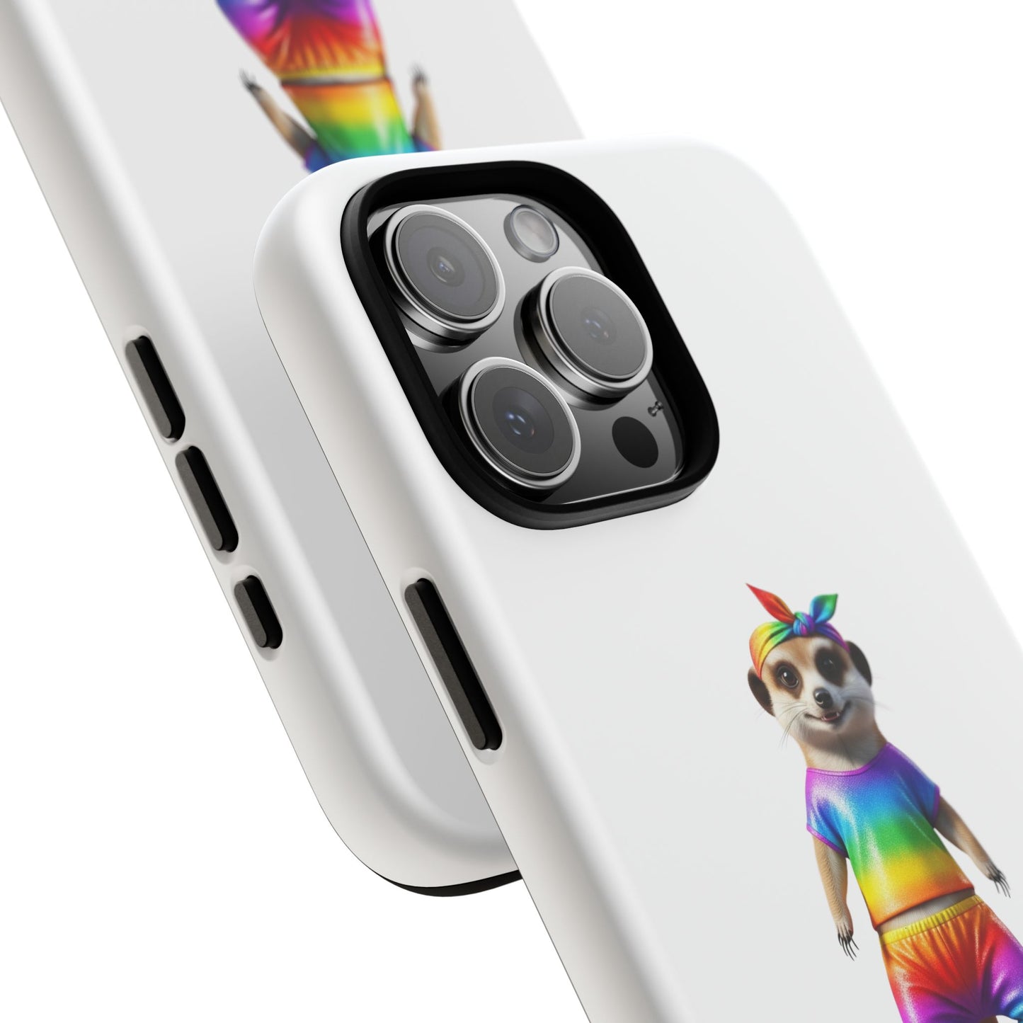 Rainbow Meerkat Tiny Tail Shaker | Phone Case