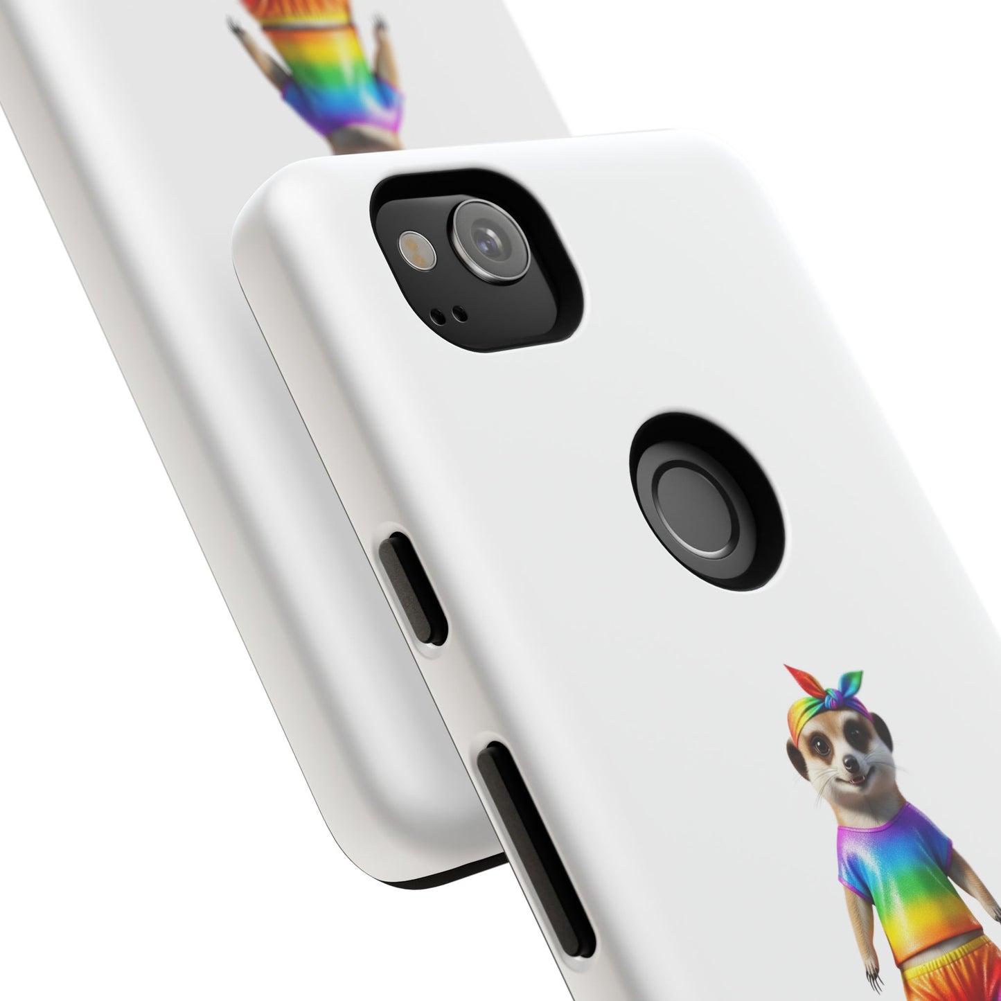 Rainbow Meerkat Tiny Tail Shaker | Phone Case