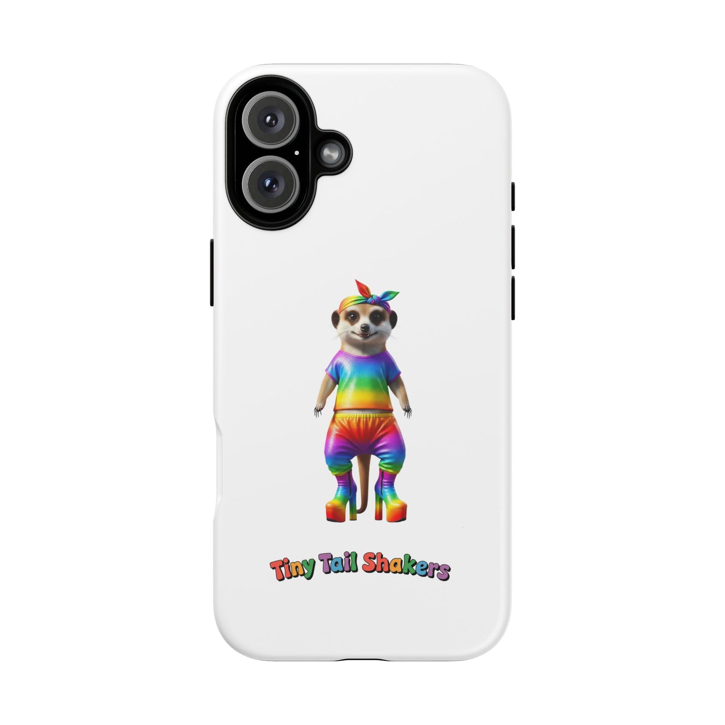 Rainbow Meerkat Tiny Tail Shaker | Phone Case