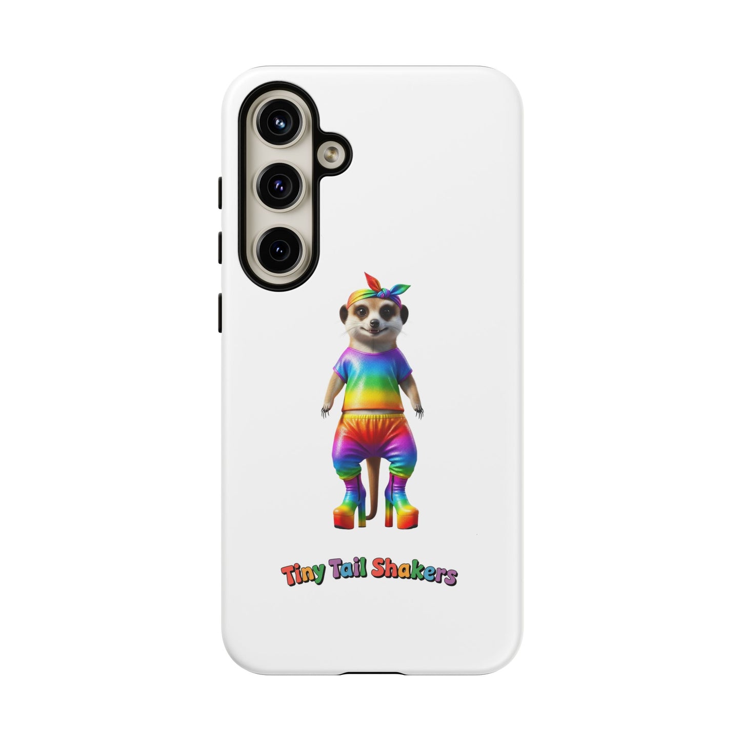 Rainbow Meerkat Tiny Tail Shaker | Phone Case