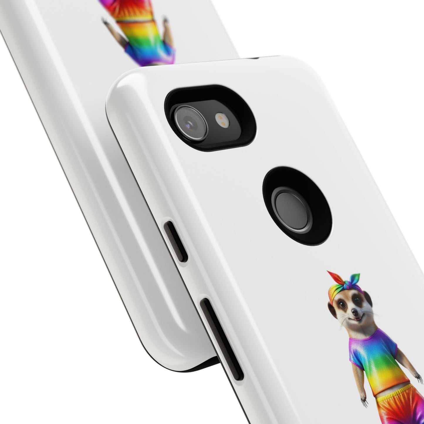 Rainbow Meerkat Tiny Tail Shaker | Phone Case