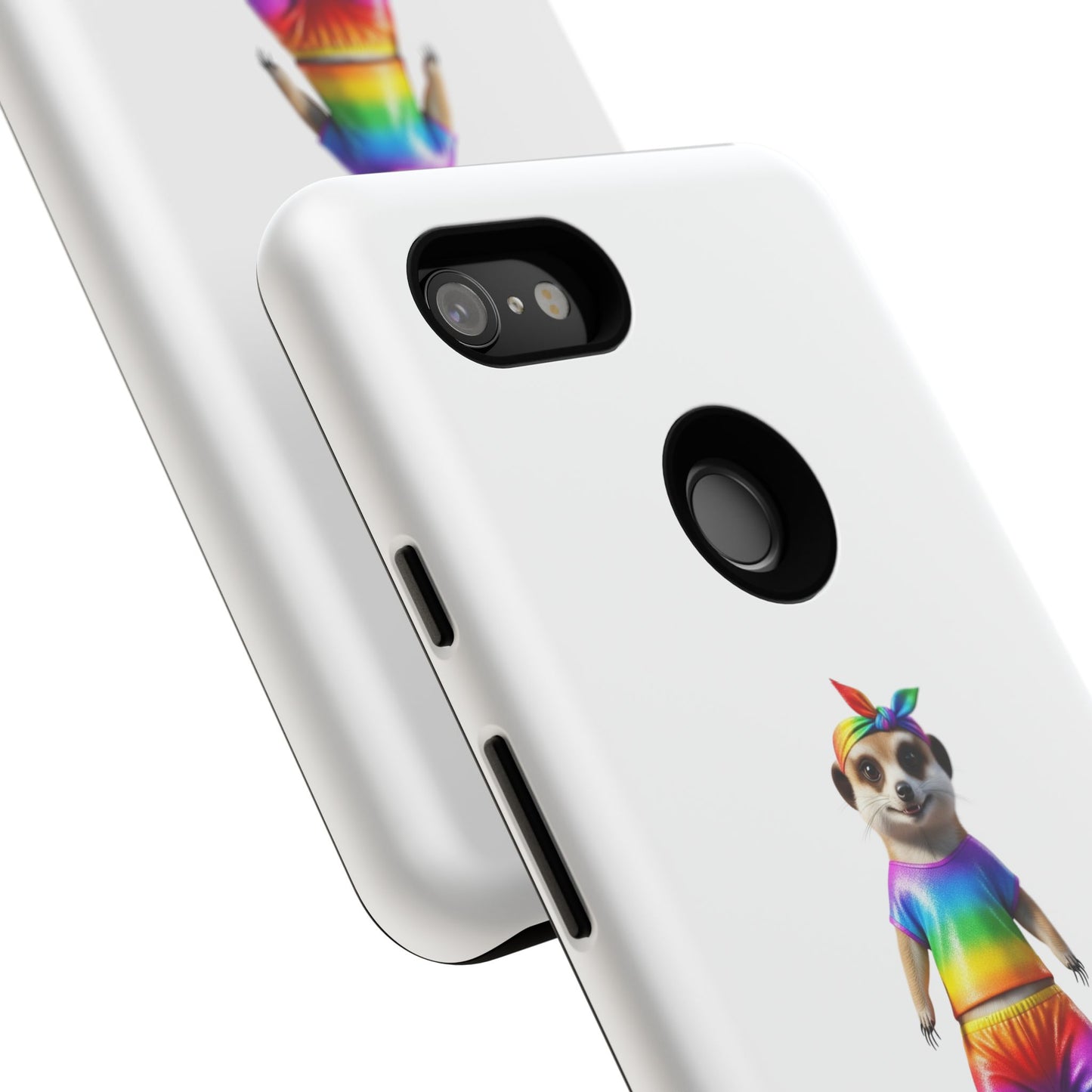 Rainbow Meerkat Tiny Tail Shaker | Phone Case
