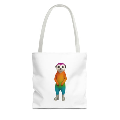 OG Rainbow Meerkat Tote Bag