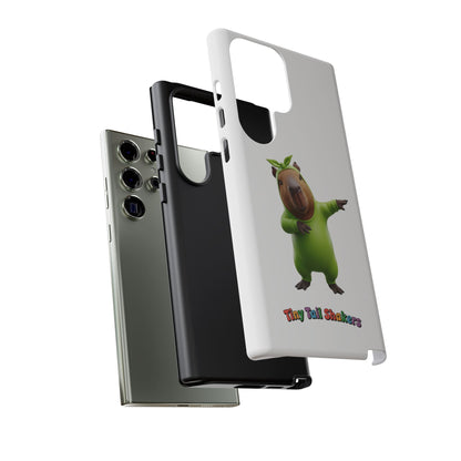 Happy Capybara Tiny Tail Shaker | Phone Case