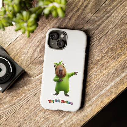 Happy Capybara Tiny Tail Shaker | Phone Case