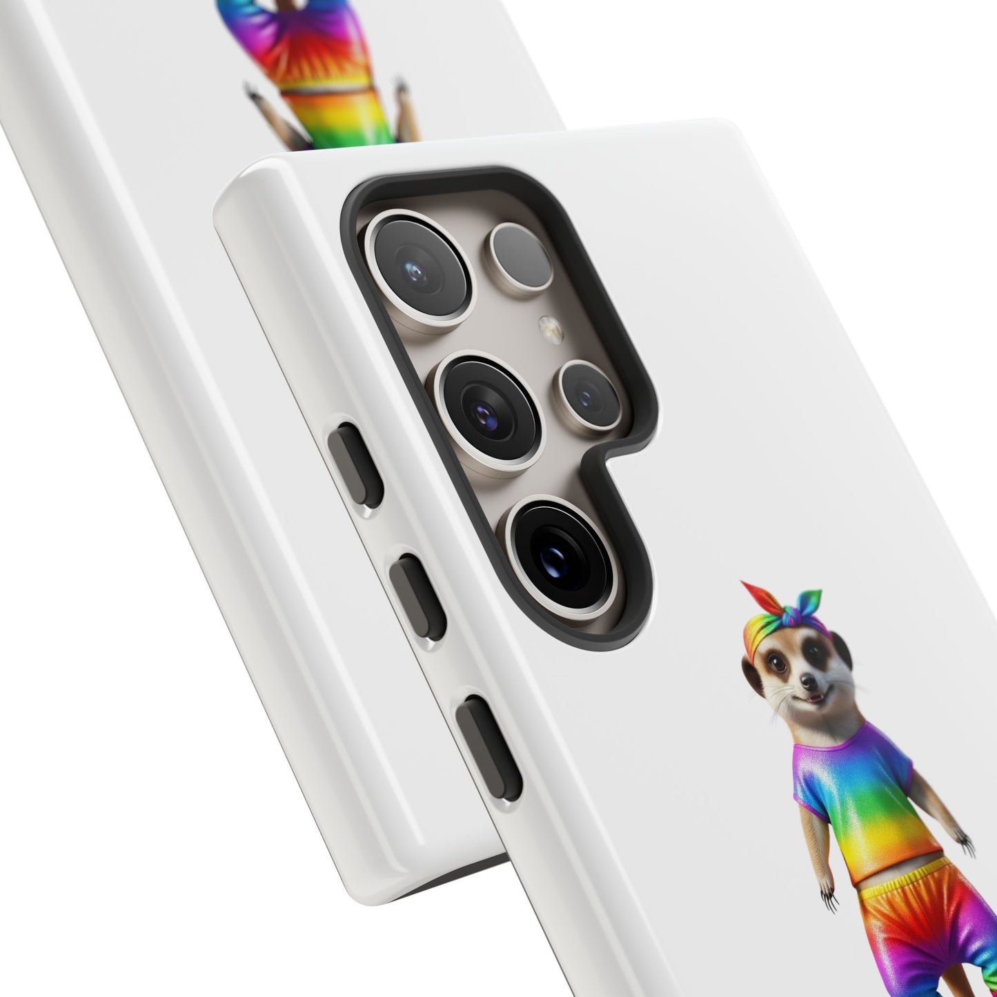 Rainbow Meerkat Tiny Tail Shaker | Phone Case