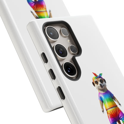 Rainbow Meerkat Tiny Tail Shaker | Phone Case
