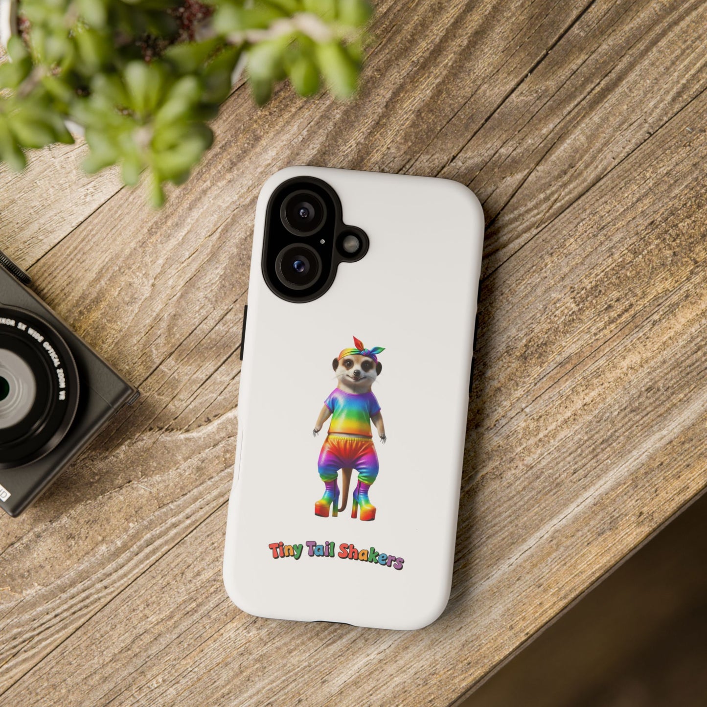 Rainbow Meerkat Tiny Tail Shaker | Phone Case