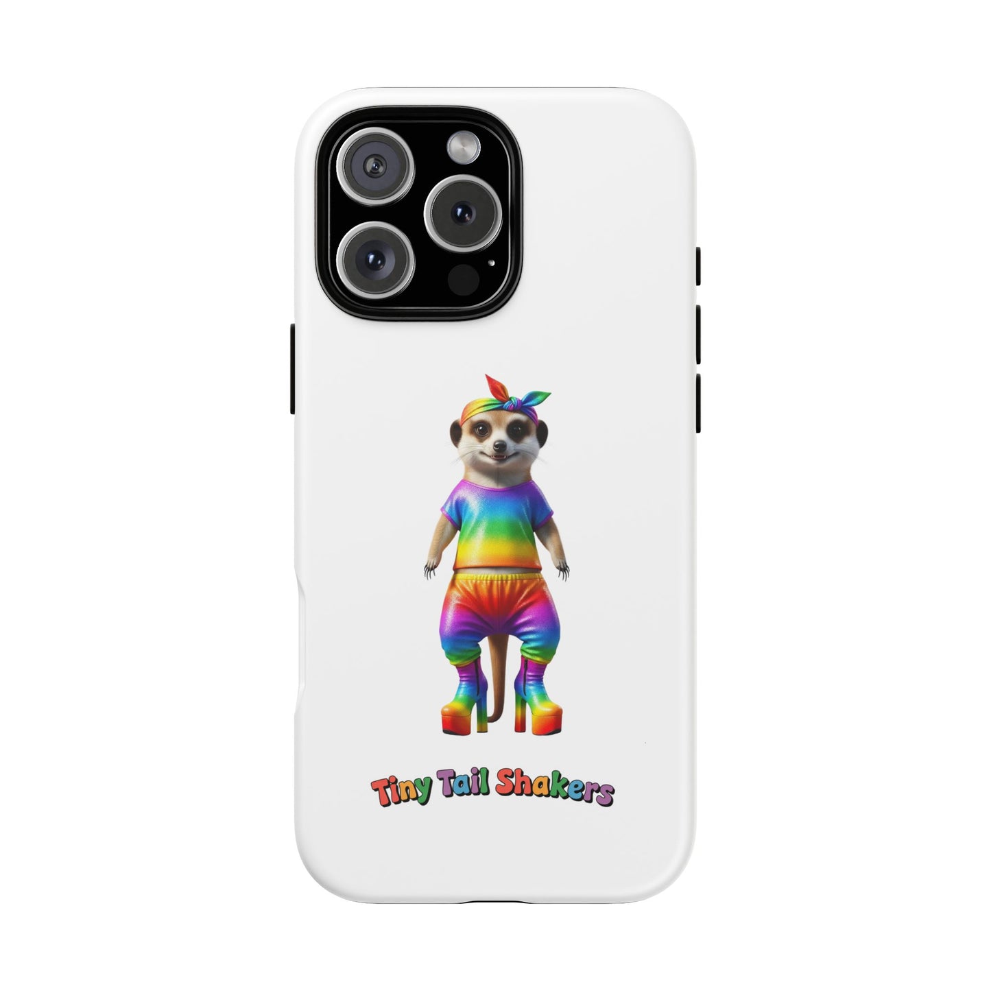 Rainbow Meerkat Tiny Tail Shaker | Phone Case