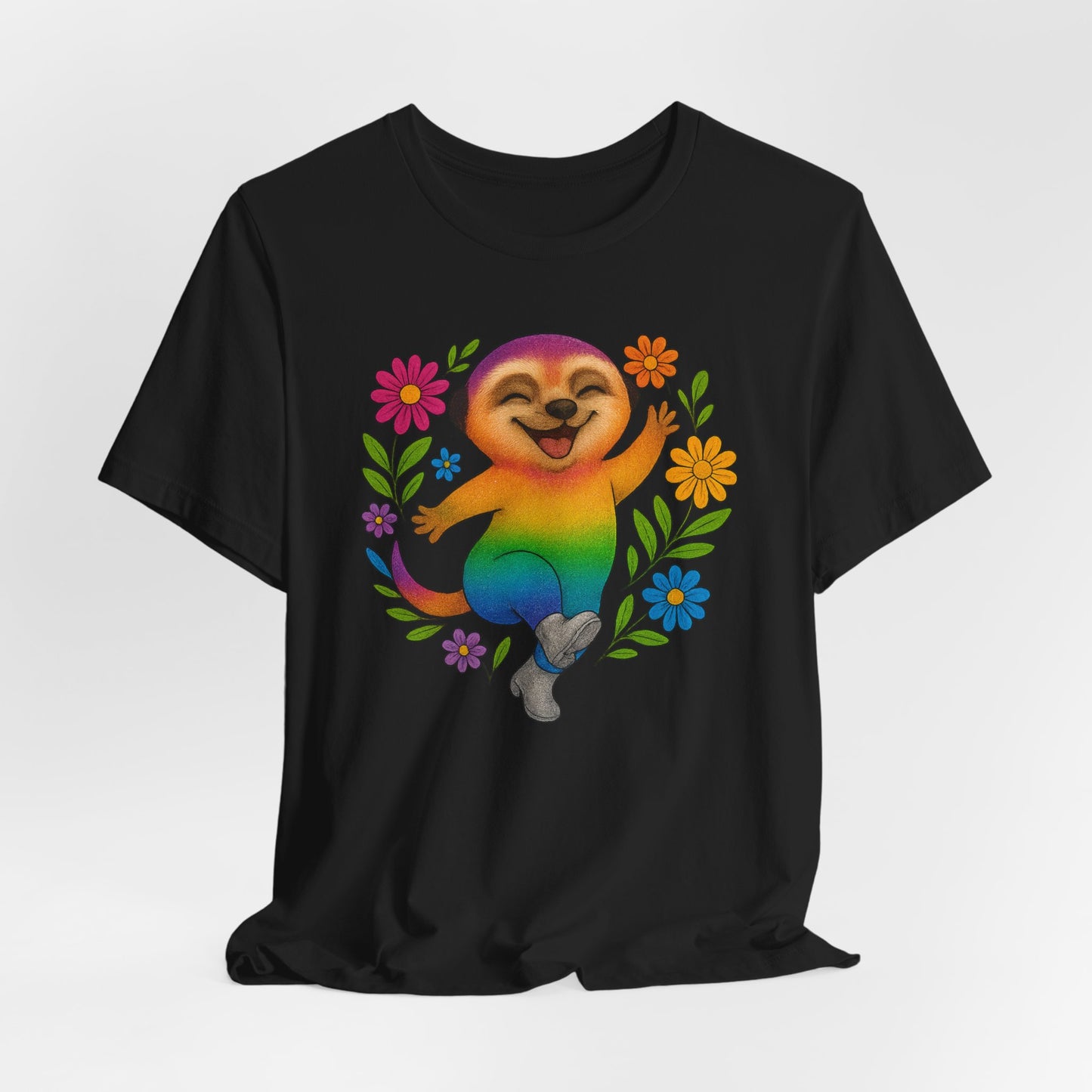 Rainbow Meerkat | Dance Through Life in Color
