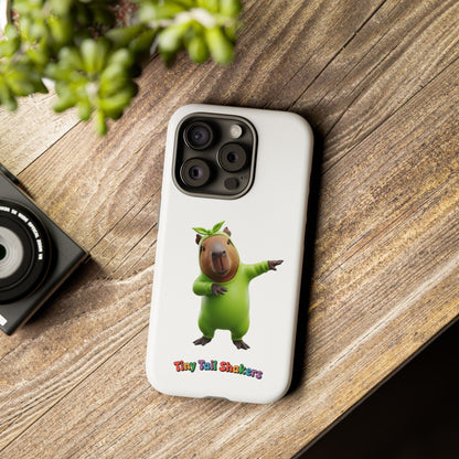 Happy Capybara Tiny Tail Shaker | Phone Case