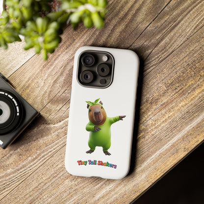 Happy Capybara Tiny Tail Shaker | Phone Case