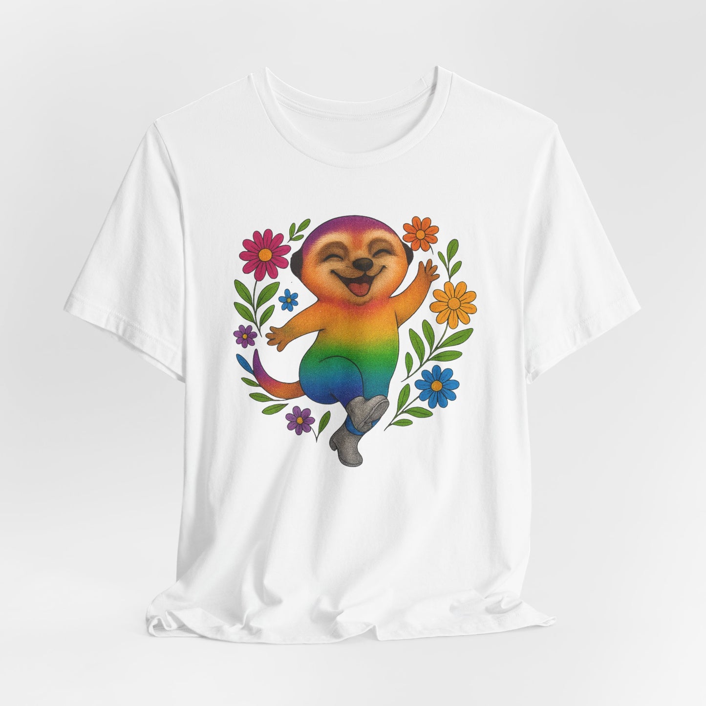 Rainbow Meerkat | Dance Through Life in Color