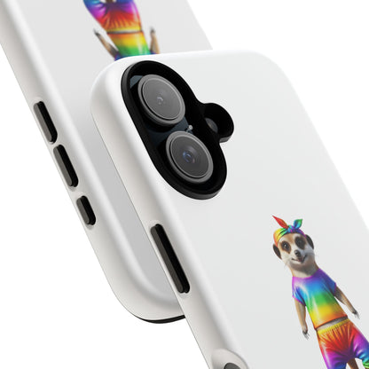 Rainbow Meerkat Tiny Tail Shaker | Phone Case