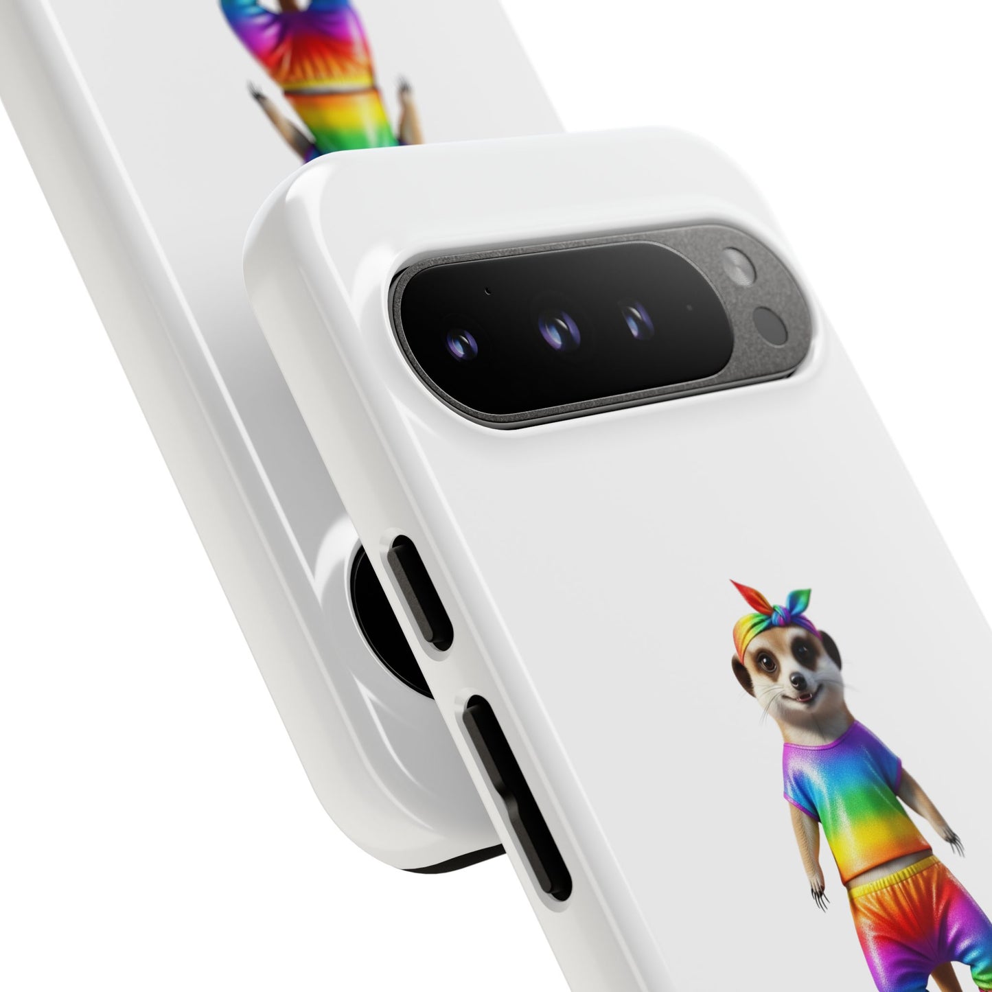 Rainbow Meerkat Tiny Tail Shaker | Phone Case