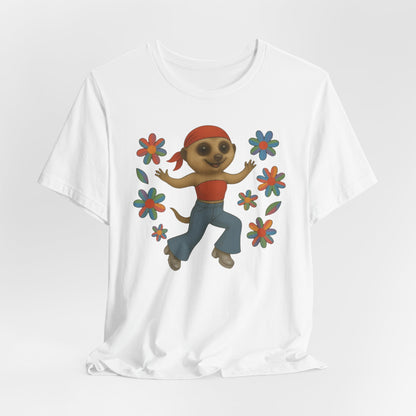 Retro Bell Bottom Meerkat | Maximum Good Vibes