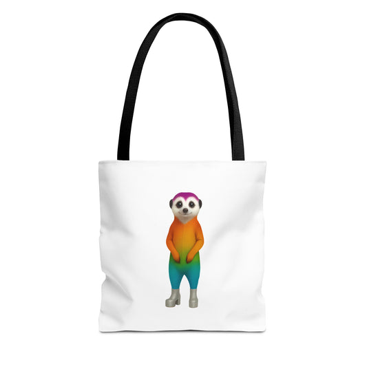 OG Rainbow Meerkat Tote Bag