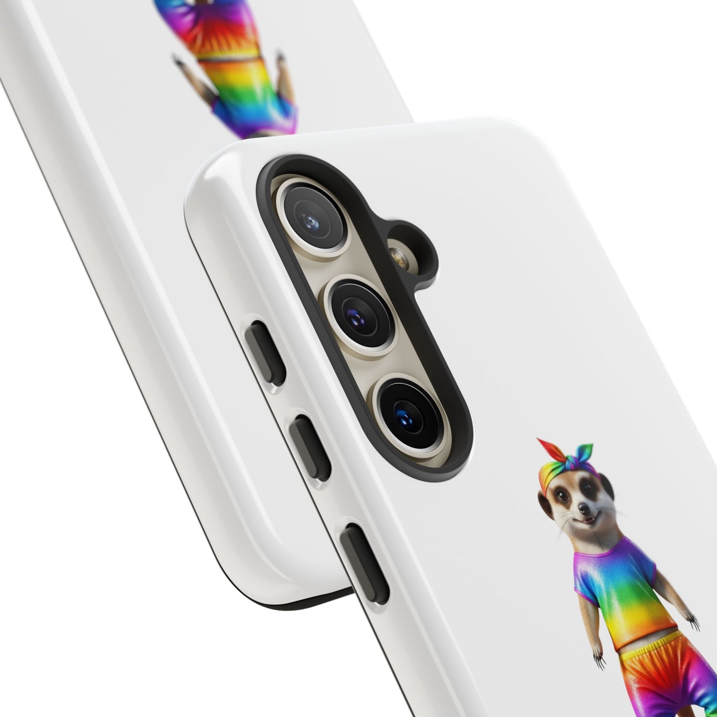 Rainbow Meerkat Tiny Tail Shaker | Phone Case