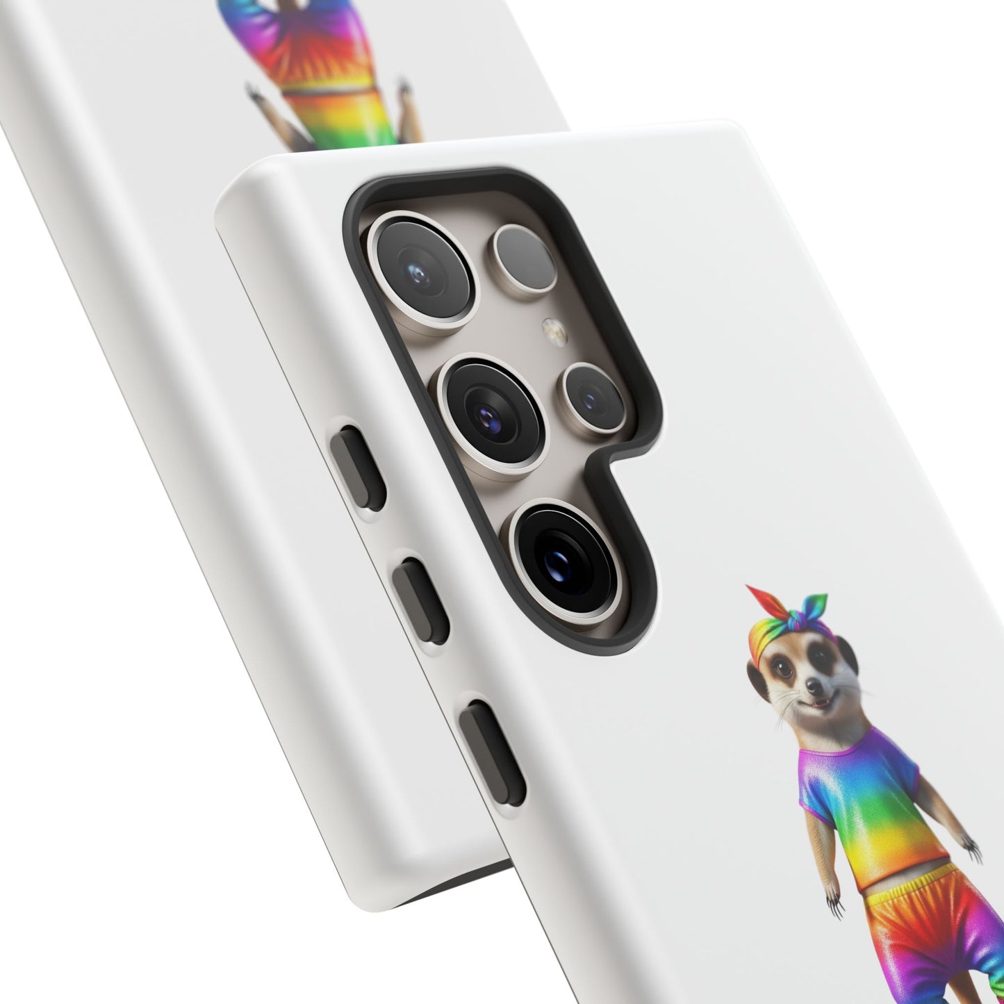 Rainbow Meerkat Tiny Tail Shaker | Phone Case