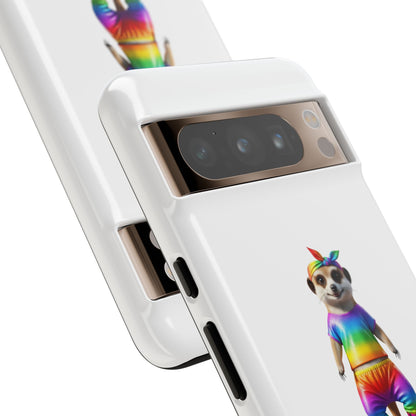 Rainbow Meerkat Tiny Tail Shaker | Phone Case